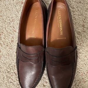 Allen Edmonds Dark Brown Leather Slip-Ons